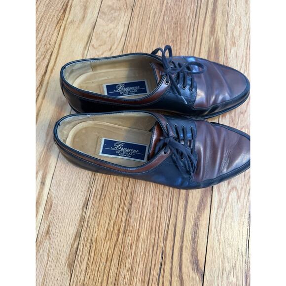 Bragano by Cole Haan Italian Oxfords Brown Leather Dress Shoes Men Size 7 M main image 4
